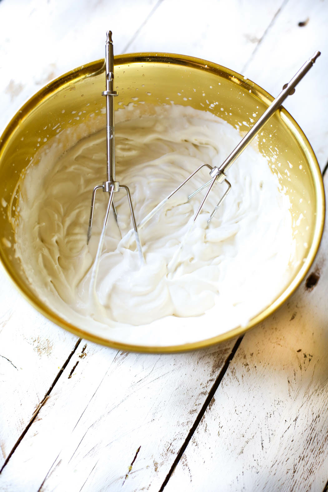 Sweetened whipped cream from Our Best Bites
