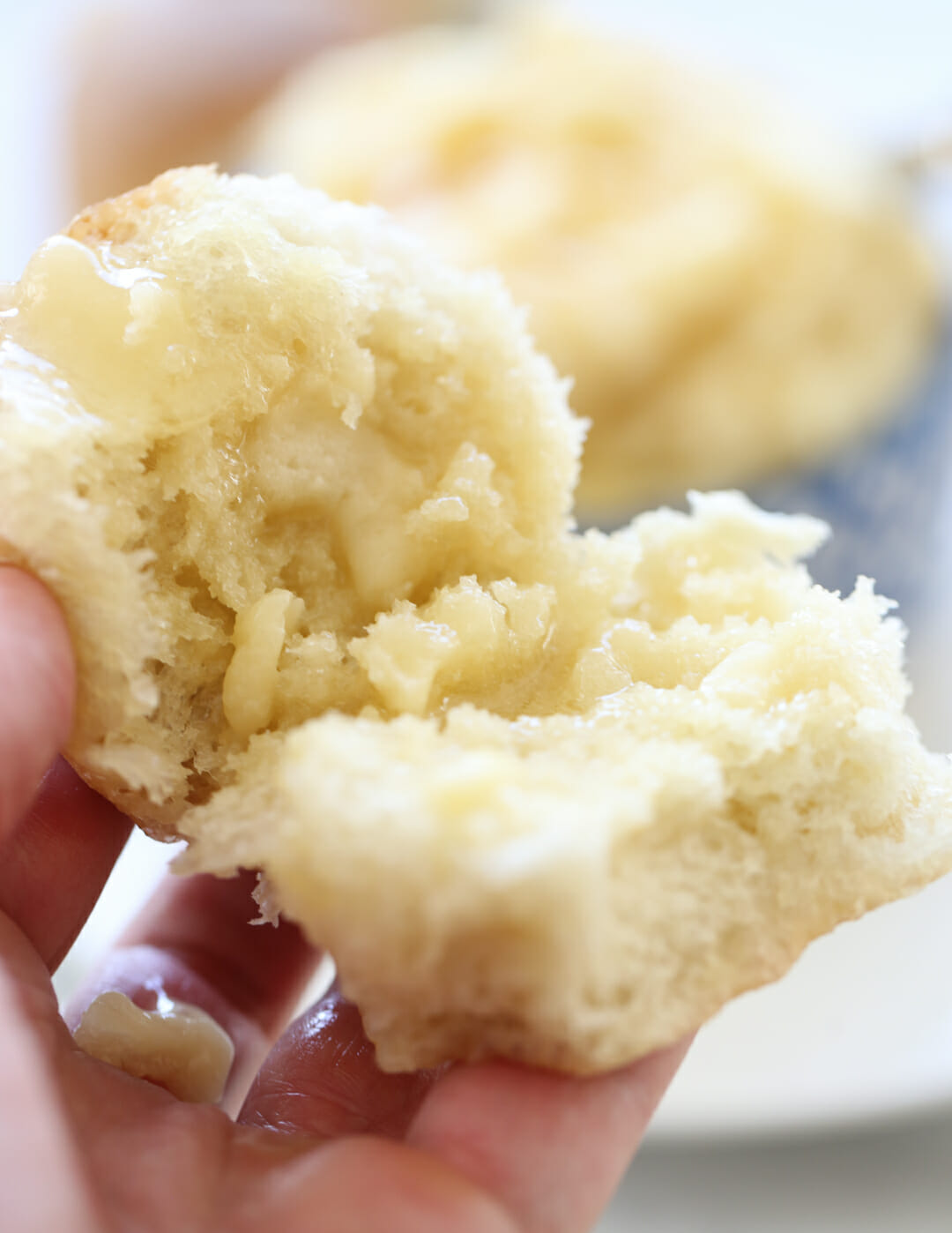 Honey Butter melting on a roll