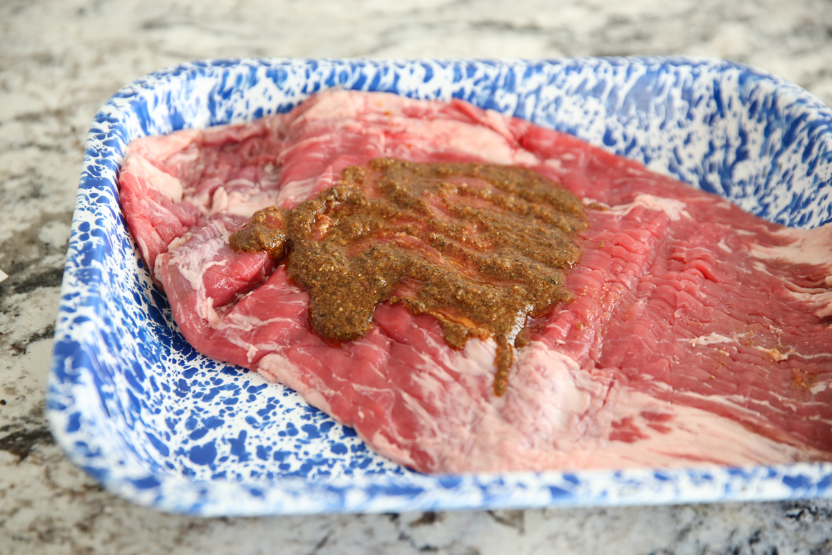 marinade on beef