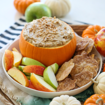 Caramel Toffee Fruit Dip by Our Best Bites
