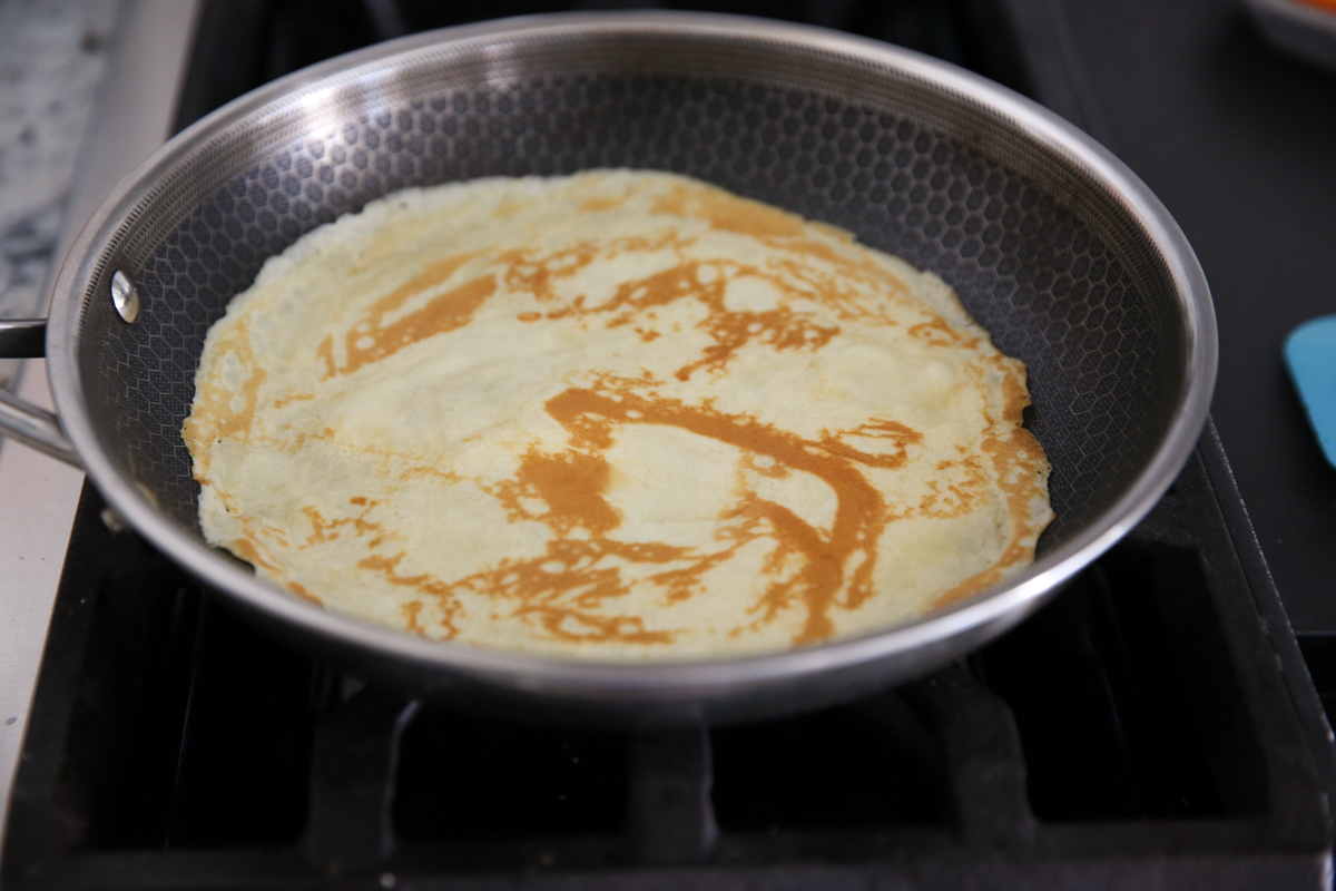 cooked crepe