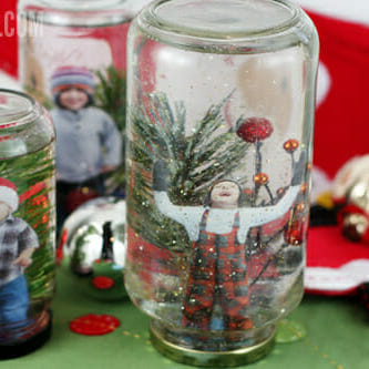 How to make a homemade snowglobe from Our Best Bites