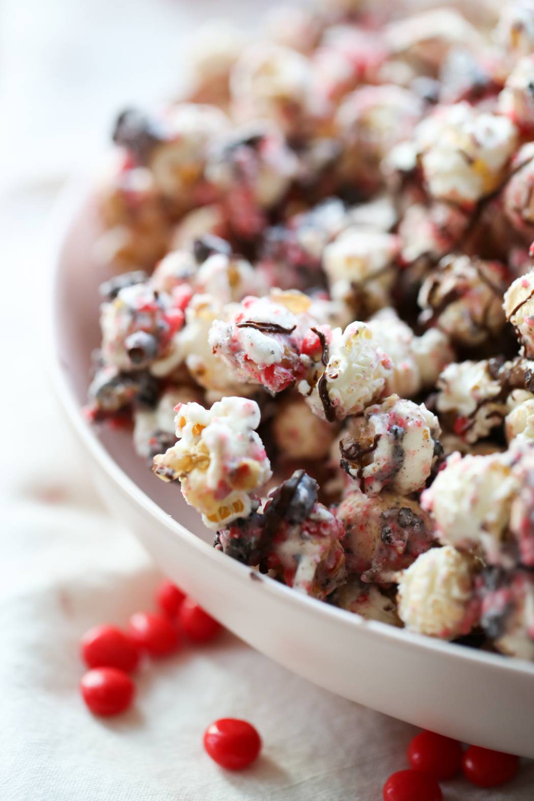 popcorn mix in bowl