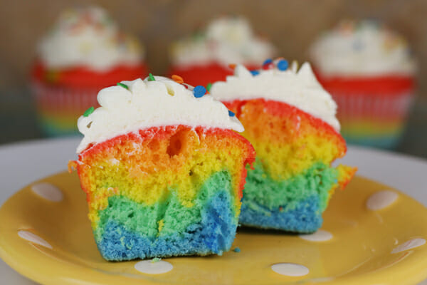 Rainbow Cupcakes