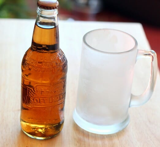 cream soda and frosted mug