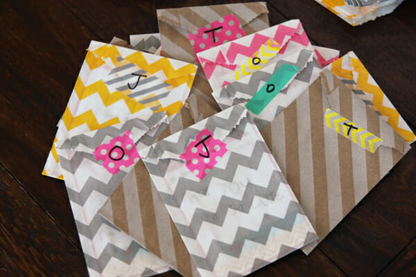 Valentines in Paper Bags