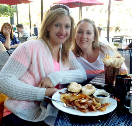 Sara and Kate at Fork