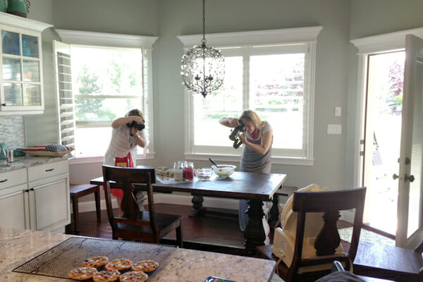 photographing food