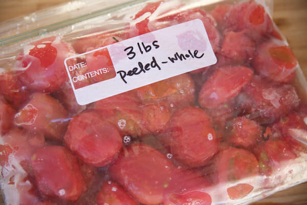 Frozen Peeled Tomatoes