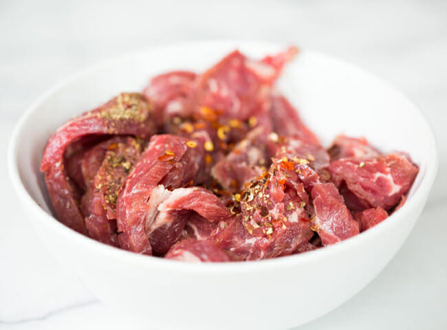 seasoned flank steak