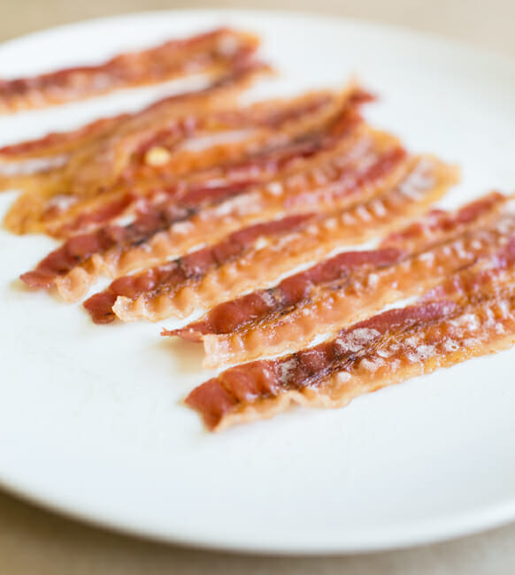cooked bacon
