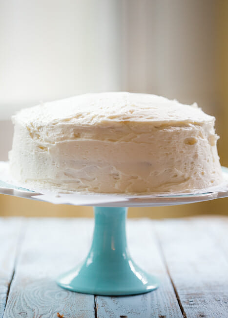 smoothed frosting