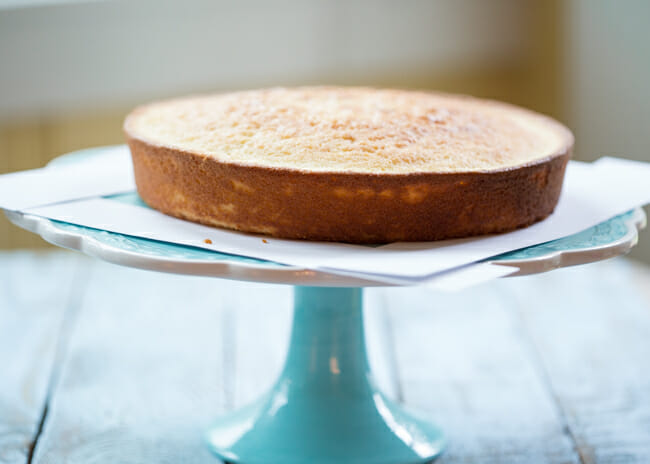 cake on plate
