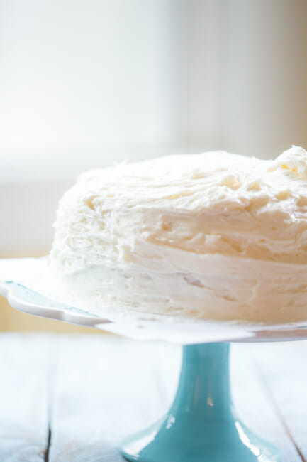 frosted cake