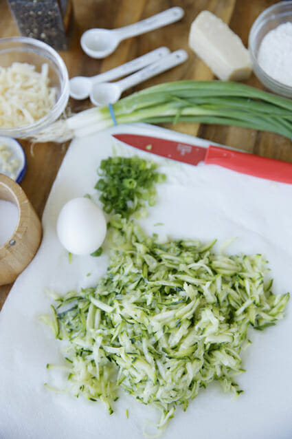 Grated Zucchini