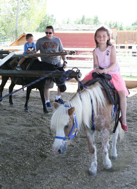 meredith on a pony