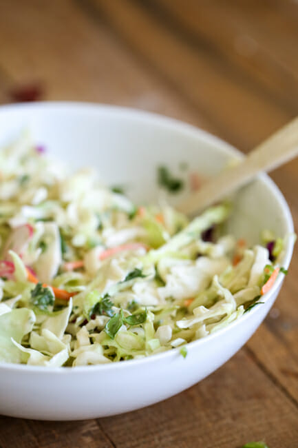 Slaw for fish tacos