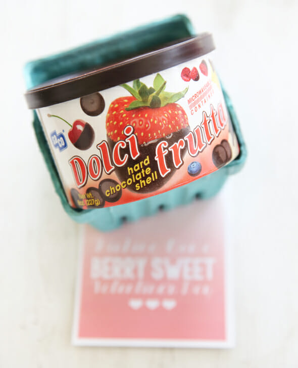 Fruit Dip Valentine