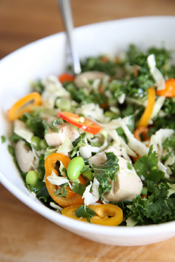 Salad Jar in a Bowl