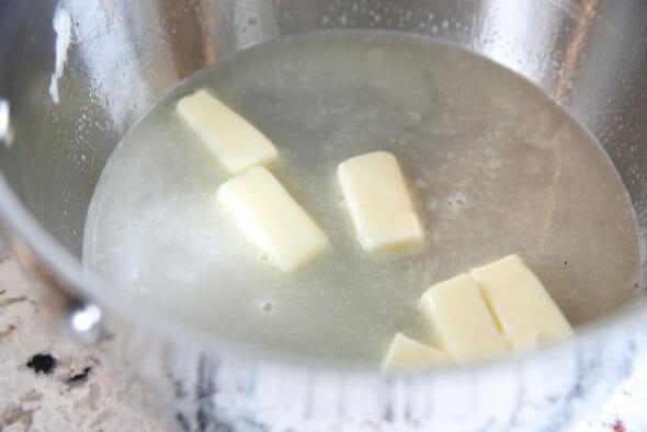 Butter and water
