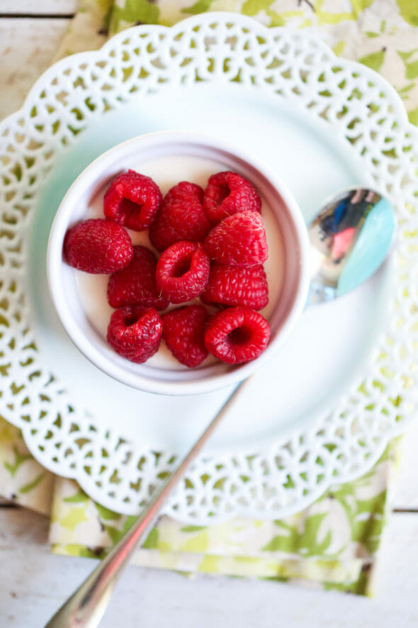 Russian Cream with Berries from Our Best Bites