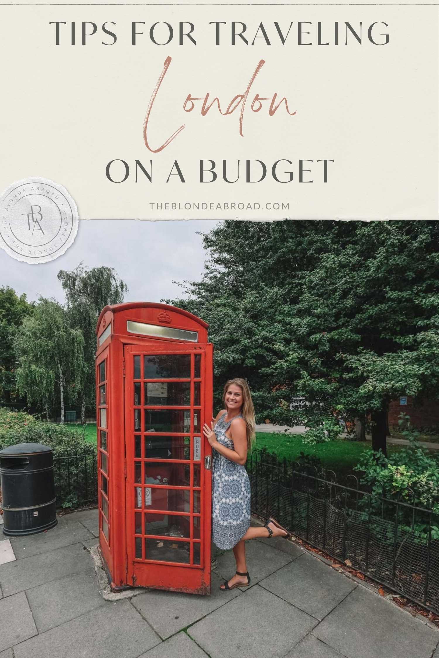 Tips for Traveling London on a Budget