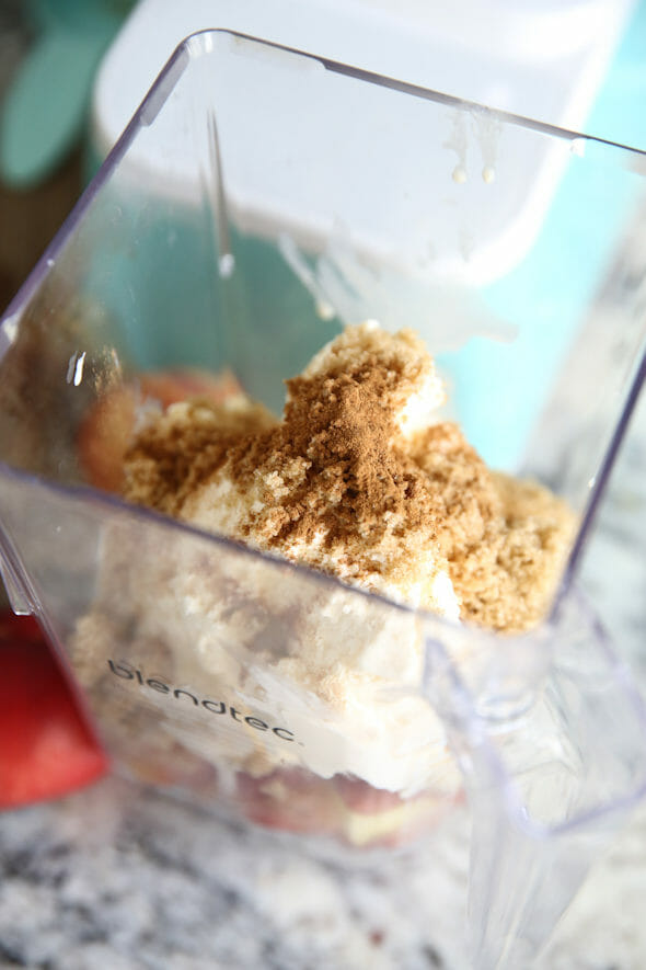 Peach Pie Milkshake