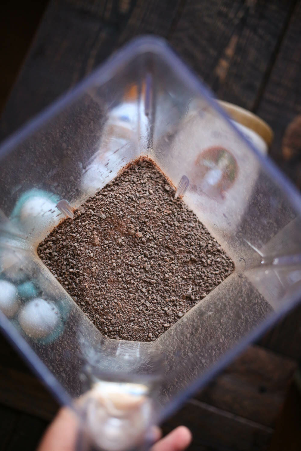 American Heritage Historic Chocolate Drink in blender