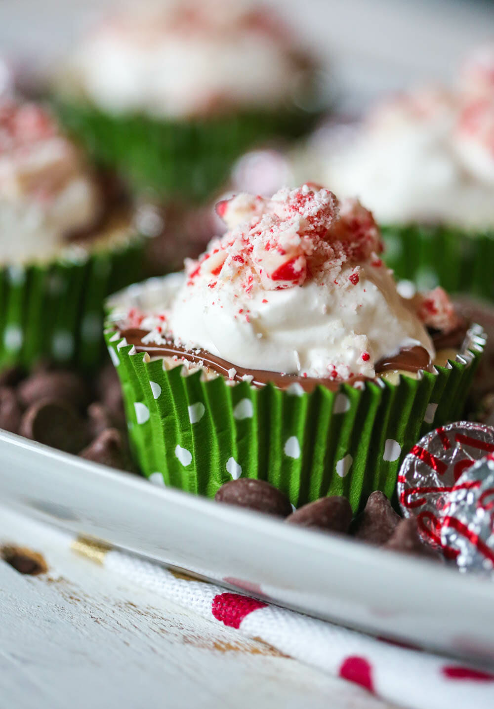 Mini Peppermint Chocolate Cheesecakes from Our Best Bites 3
