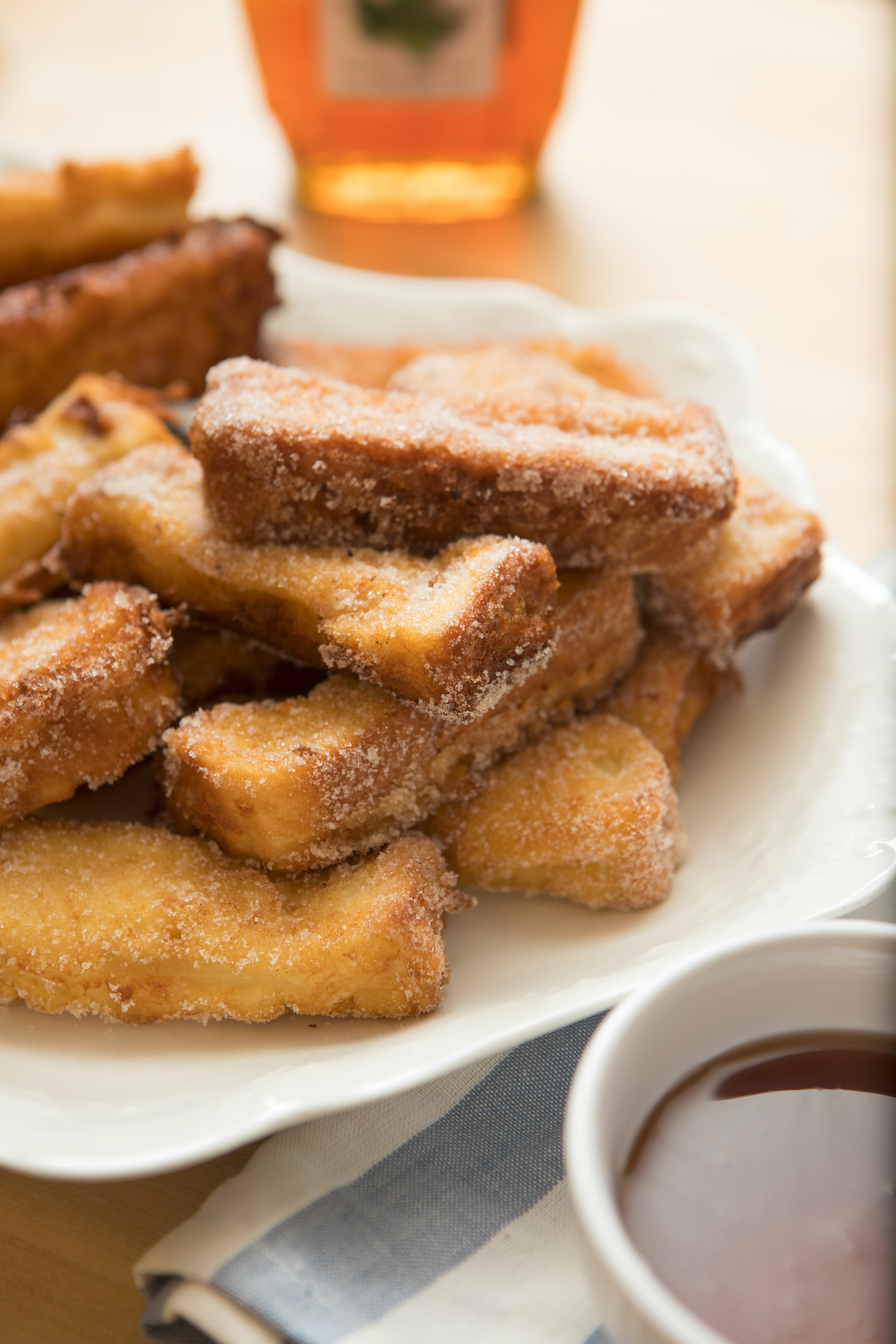 serving plate of french toast sticks