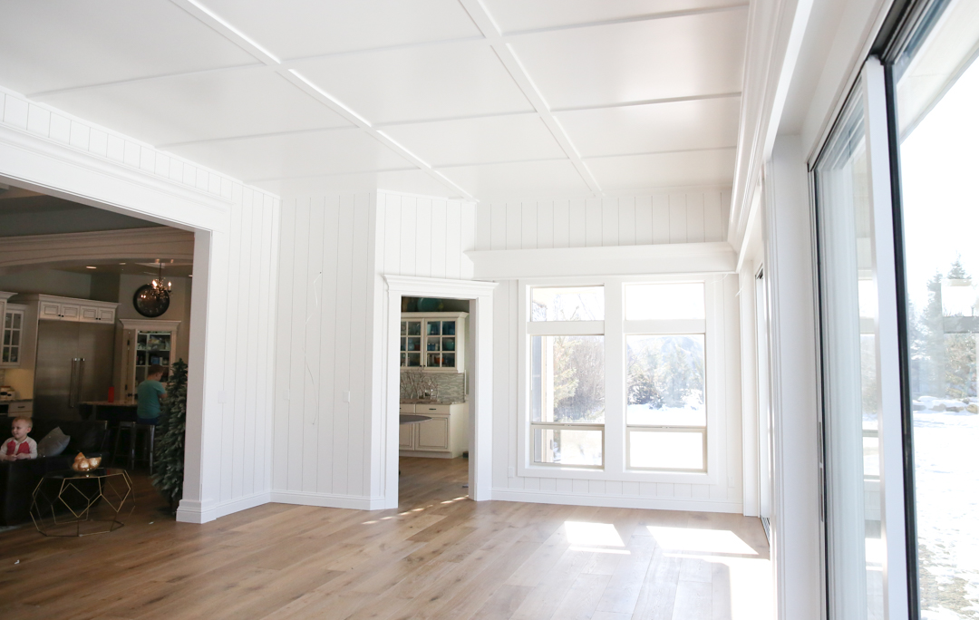 new sunroom construction