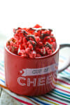 Chocolate Covered Cinnamon Bear Popcorn from Our Best Bites