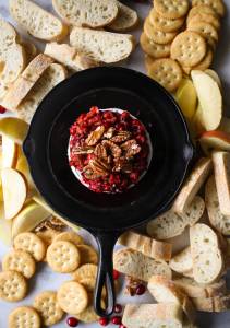orange cranberry baked brie from our best bites
