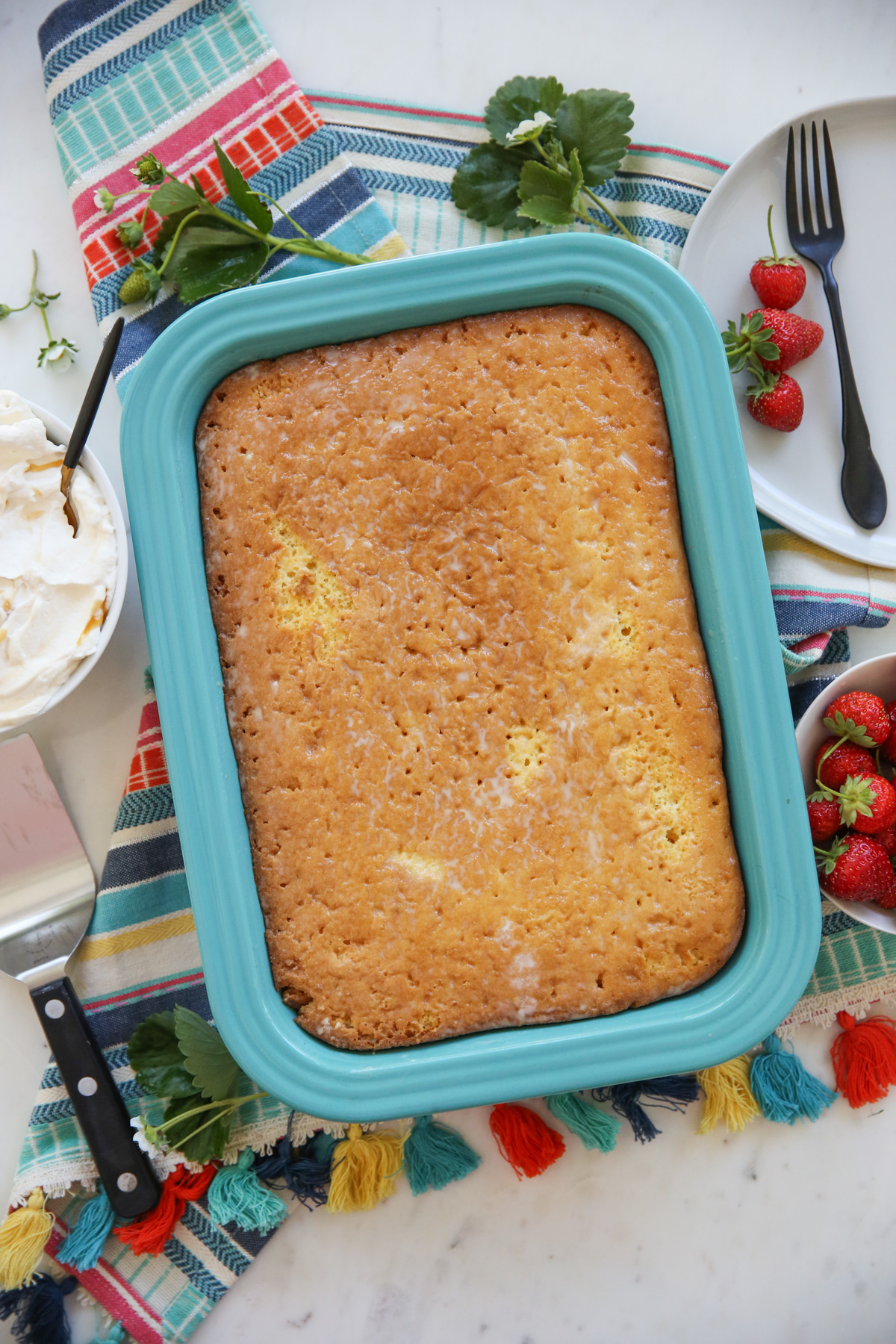baked cake