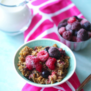 mixed berry baked oatmeal our best bites
