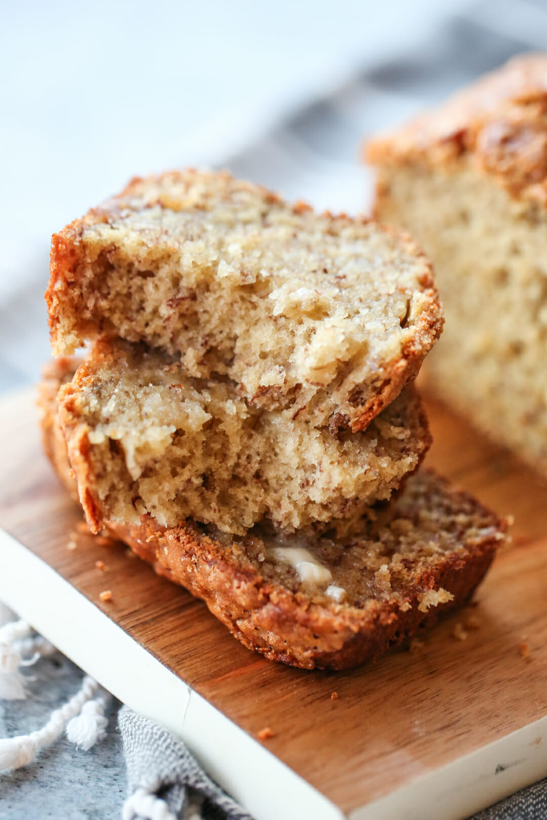 Sliced Banana Bread