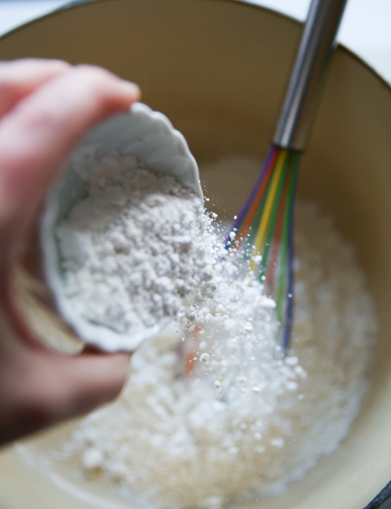 adding cream of tartar to the world's best homemade playdoh