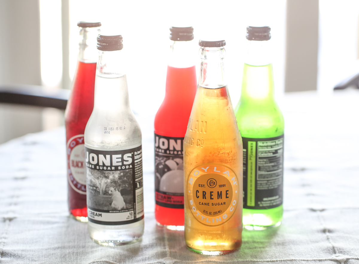 soda pop bottles