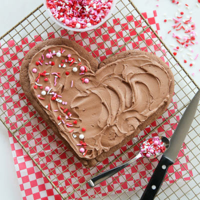 Giant Chocolate Sugar Cookie from Our Best Bites