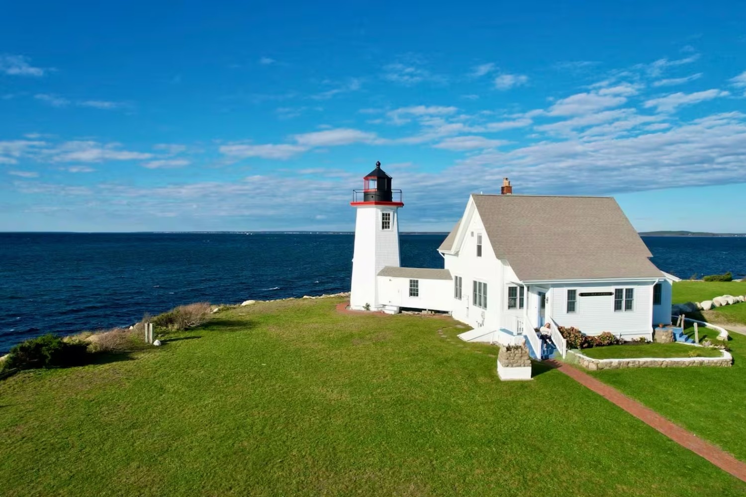 Wings Neck Lighthouse in Massachusetts