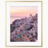 Oia Santorini Sunset Art Print Oia Santorini Sunset Art Print