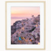 Santorini Sunset Art Print Santorini Sunset Art Print