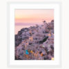 Oia Santorini Sunset Art Print Oia Santorini Sunset Art Print