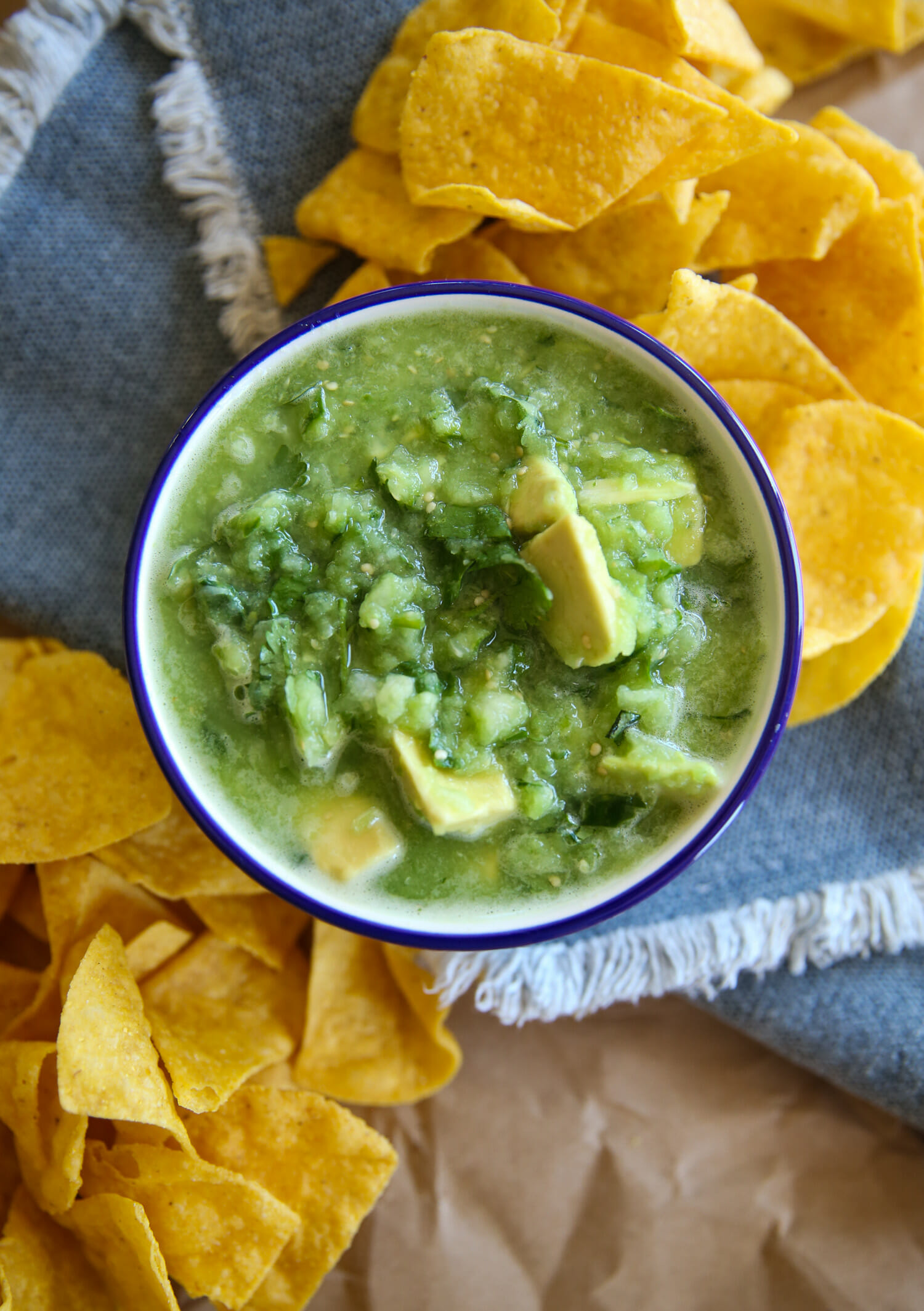 avocado salsa verde from our best bites