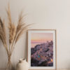 Santorini Sunset Art Print Santorini Sunset Art Print