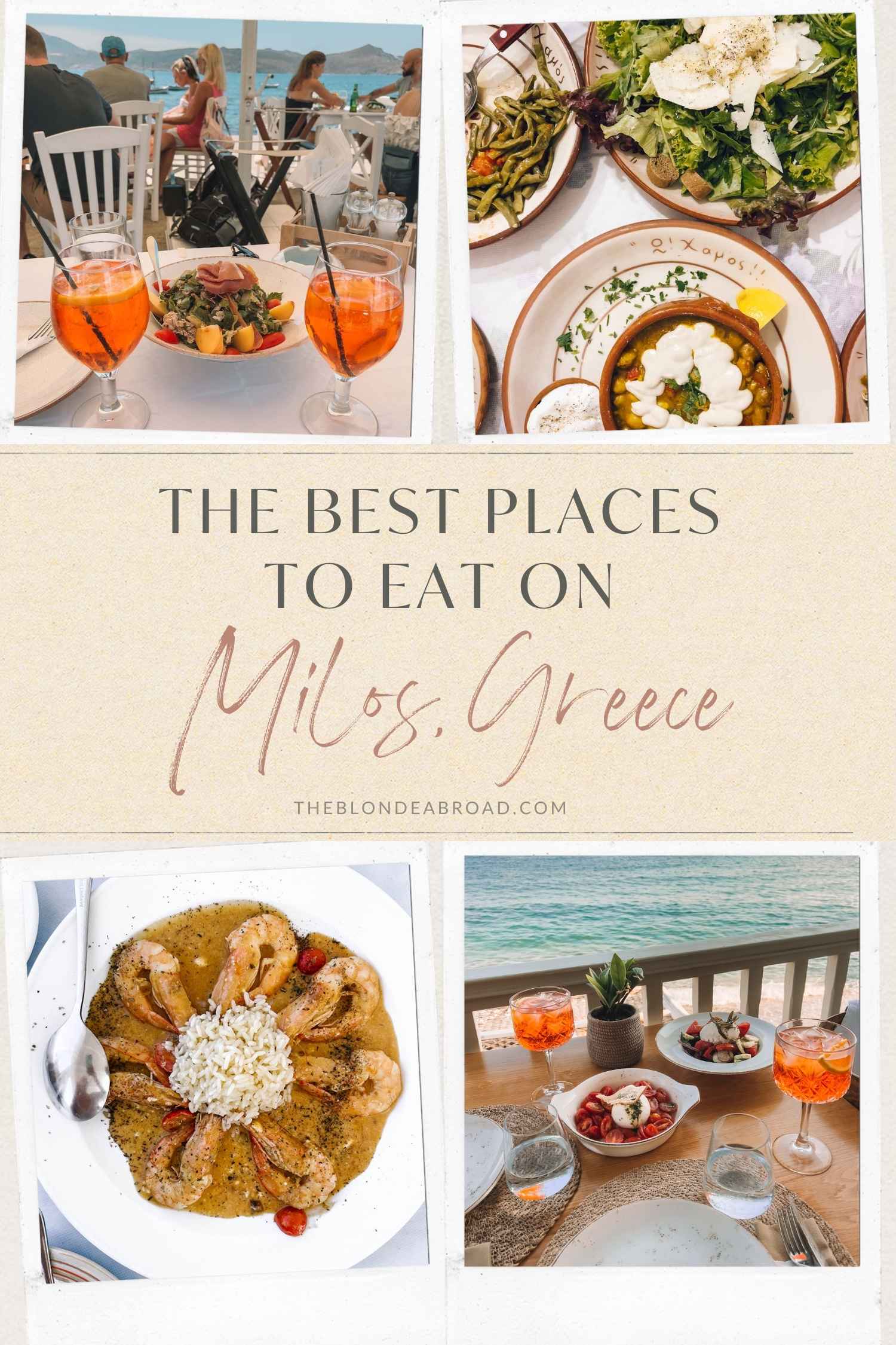 The Best Places to Eat on Milos