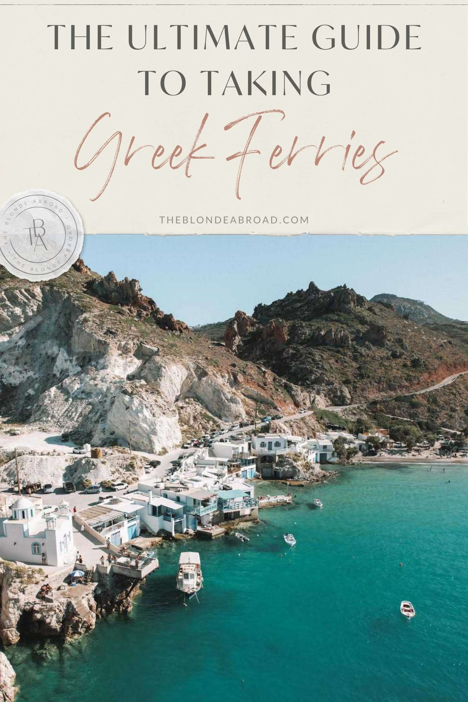 Ultimate Guide to Taking Greek Ferries