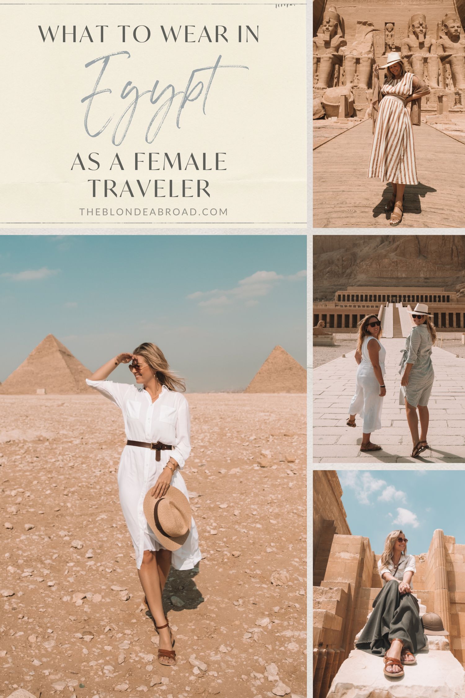 What to wear in Egypt as a female traveler