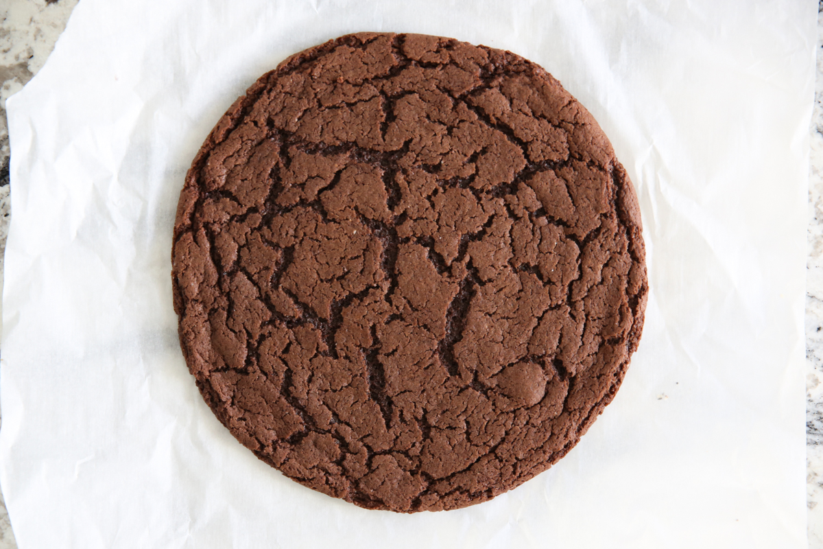 baked chocolate cookie
