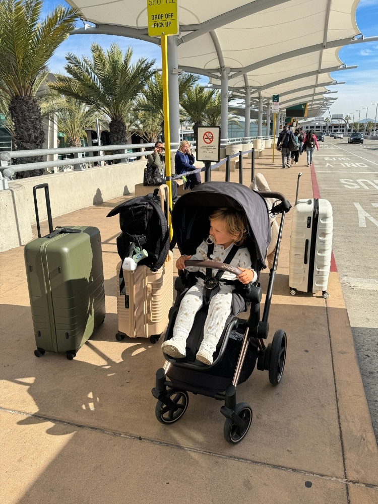 Traveling with a baby and lots of luggage